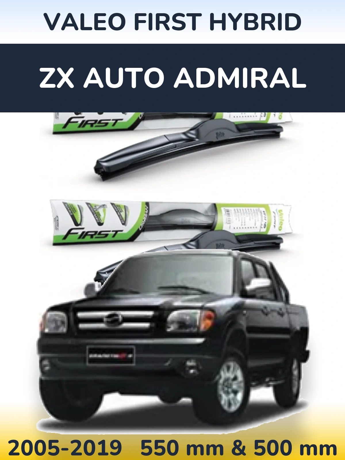 Ștergătoare Valeo First Hybrid pentru ZX Auto Admiral