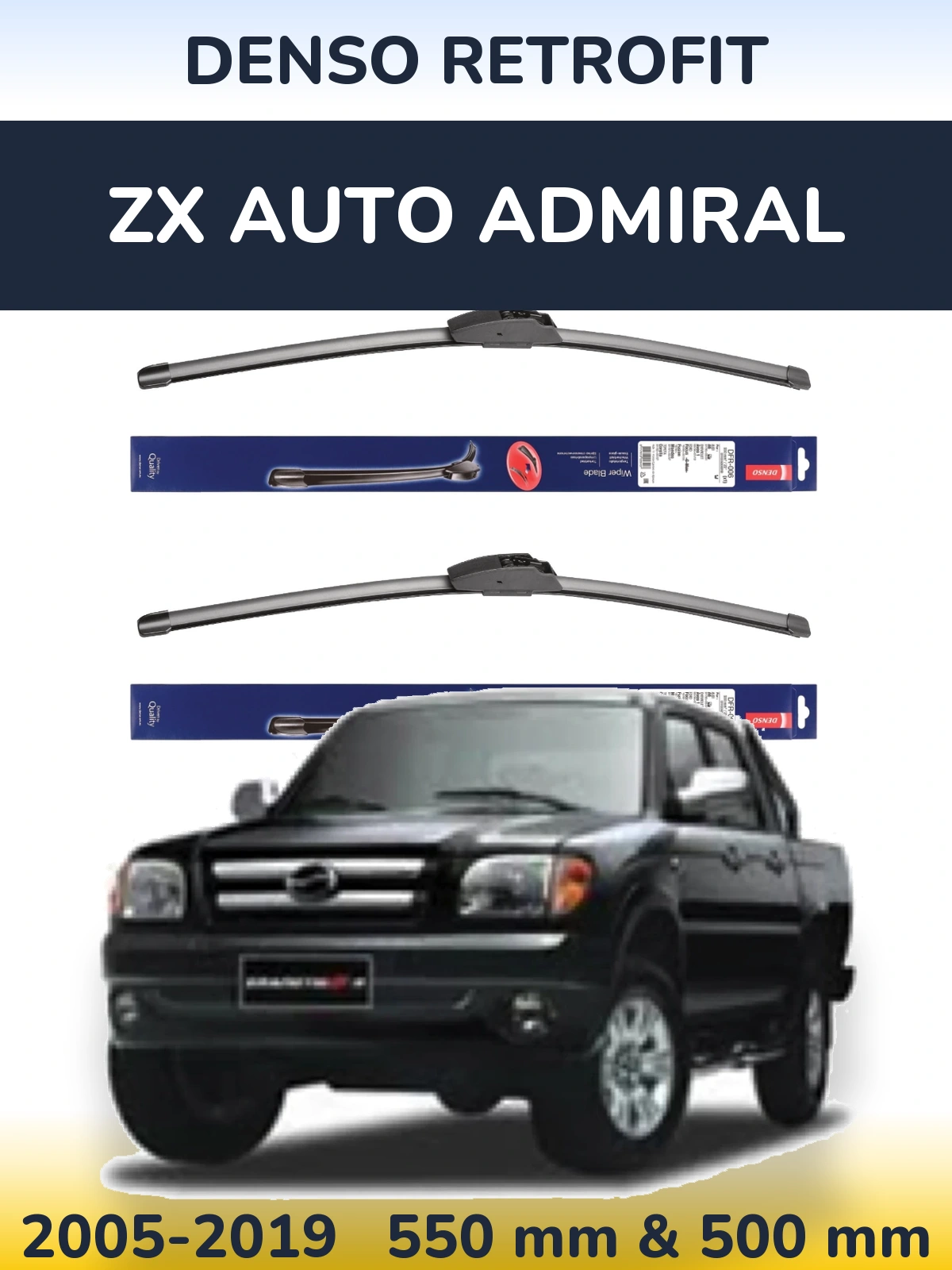 Ștergătoare Denso Retrofit pentru ZX Auto Admiral