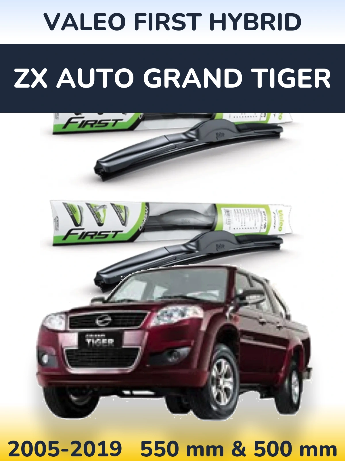 Ștergătoare Valeo First Hybrid pentru ZX Auto Grand Tiger