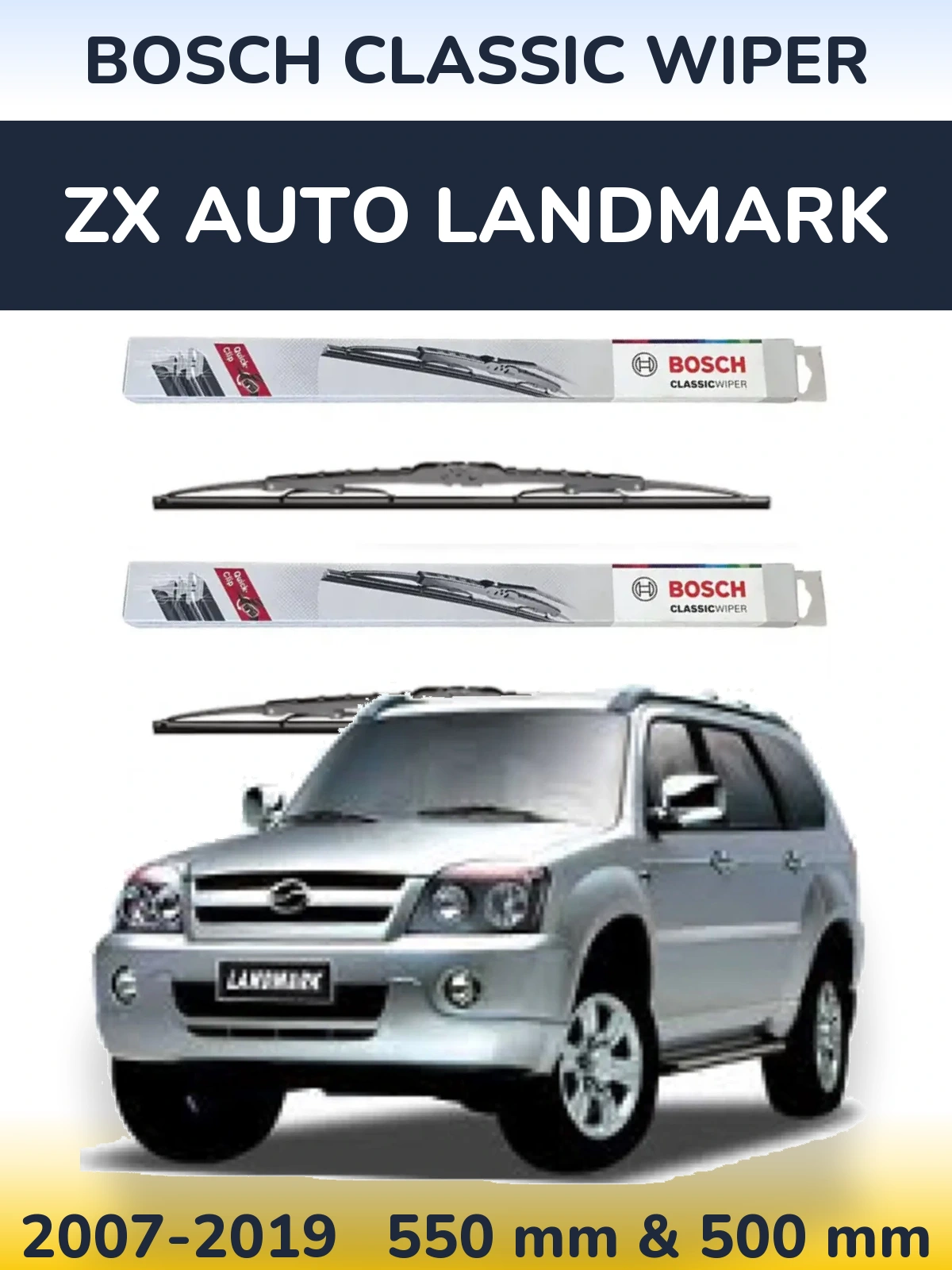 Ștergătoare BOSCH Classic Wiper pentru ZX Auto Landmark