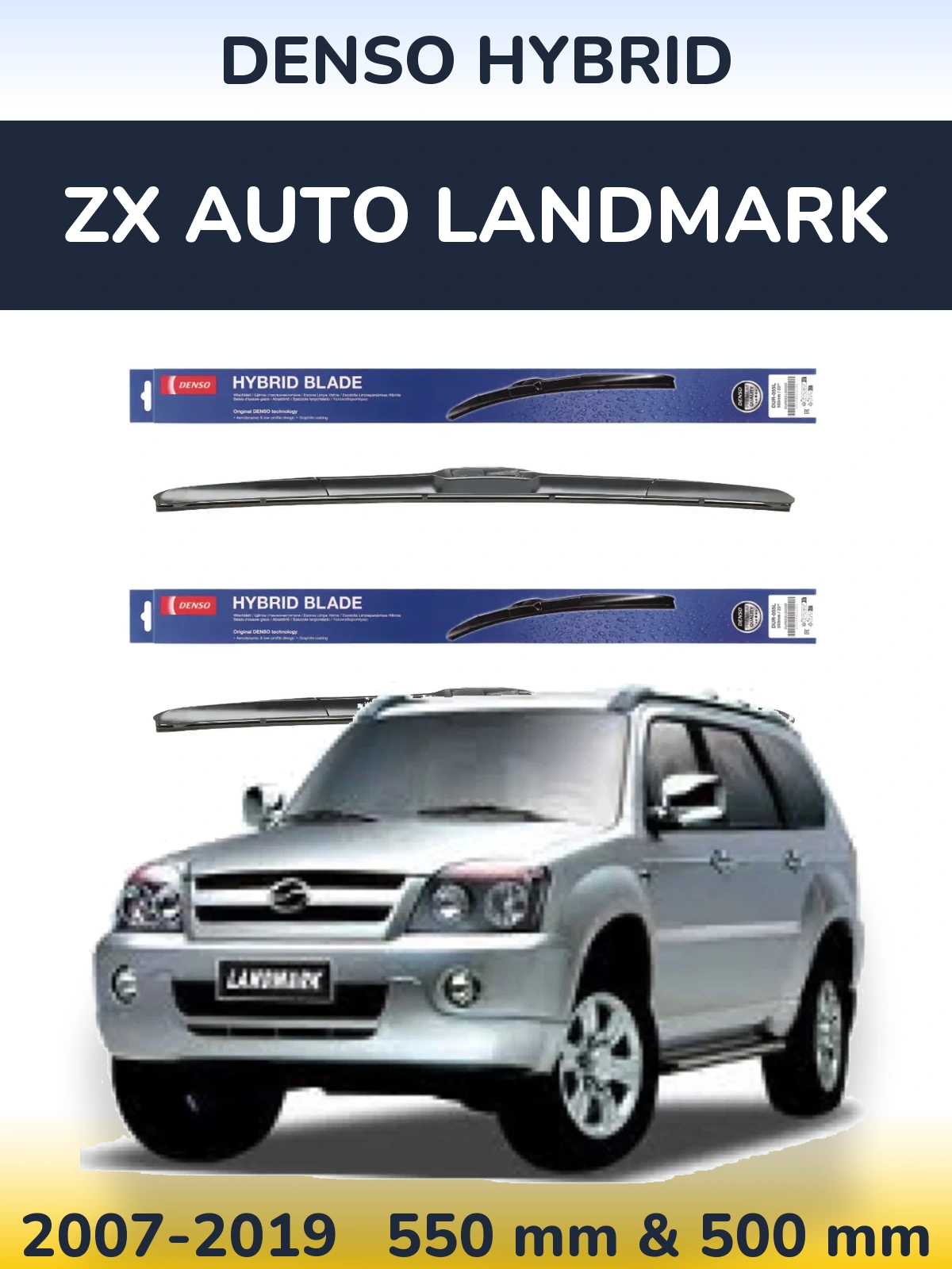 Ștergătoare Denso Hybrid pentru ZX Auto Landmark