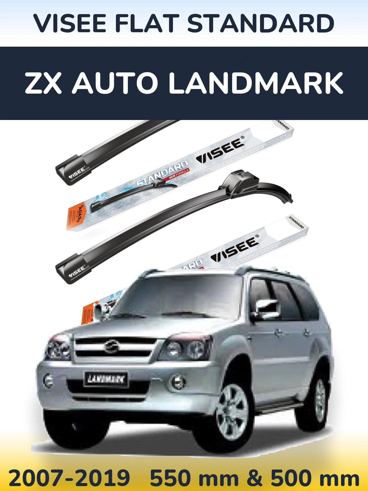 Ștergătoare VISEE FLAT STANDARD pentru ZX Auto Landmark