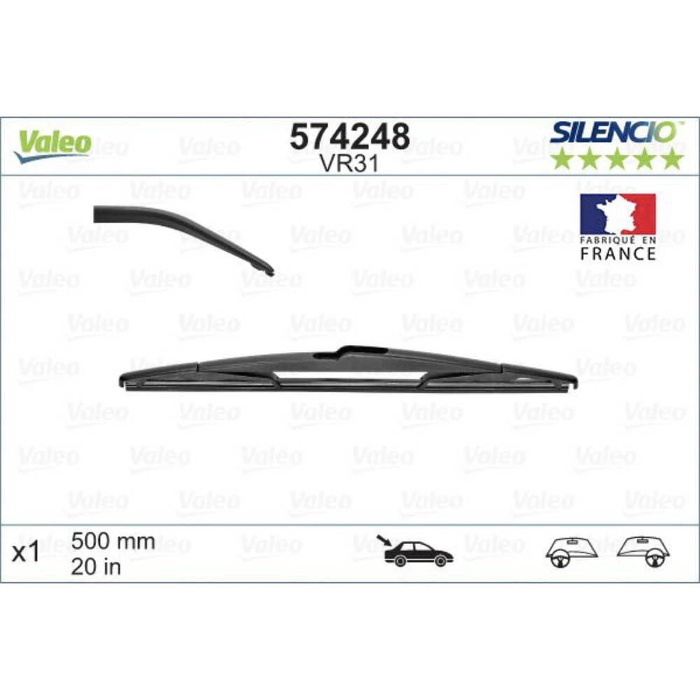 Ștergătoare Valeo Silencio Rear pentru Nissan Primera