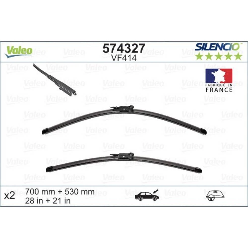 Ștergătoare Valeo Silencio Flat pentru Mercedes ML Class