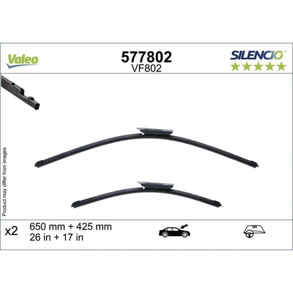 Ștergătoare Valeo Silencio Flat pentru BMW 2 Series