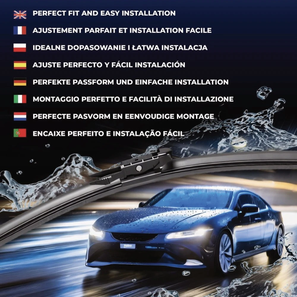 Комплект передних дворников Valeo Silencio Flat 750 & 750 мм для Ford Galaxy 3 2015-2018