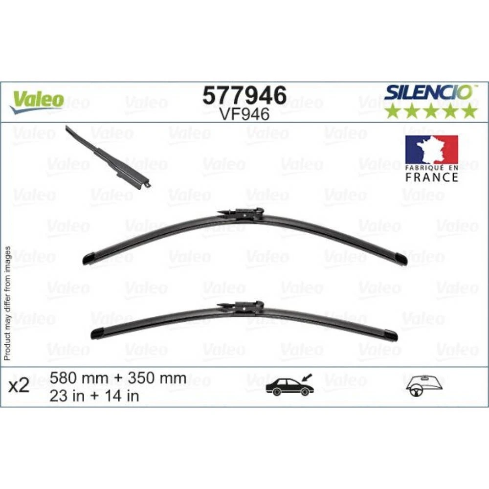 Ștergătoare Valeo Silencio Flat pentru Nissan Juke