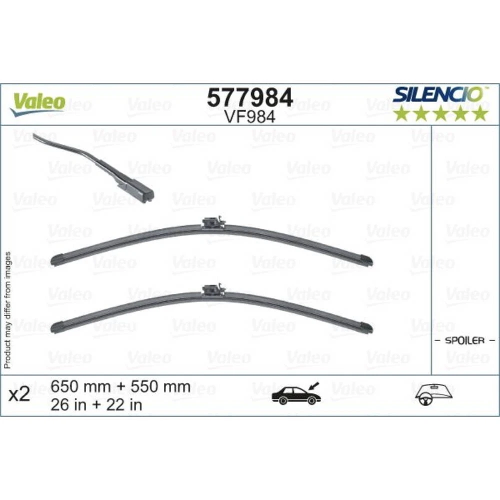 Ștergătoare Valeo Silencio Flat pentru Maybach GLS