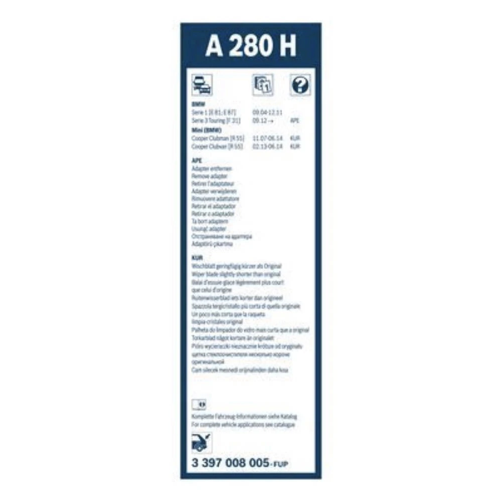Ștergătoare BOSCH Rear pentru MINI Clubman