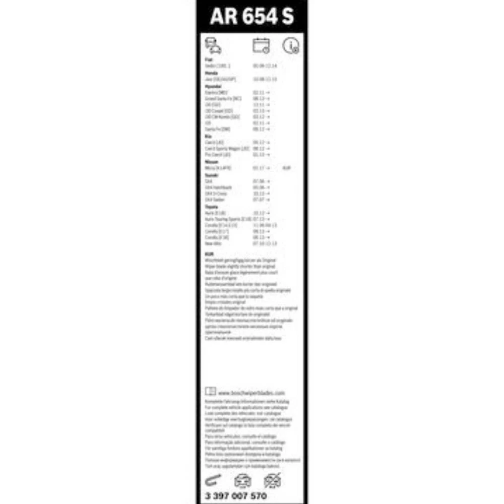 Ștergătoare BOSCH AeroTwin pentru Scion xD
