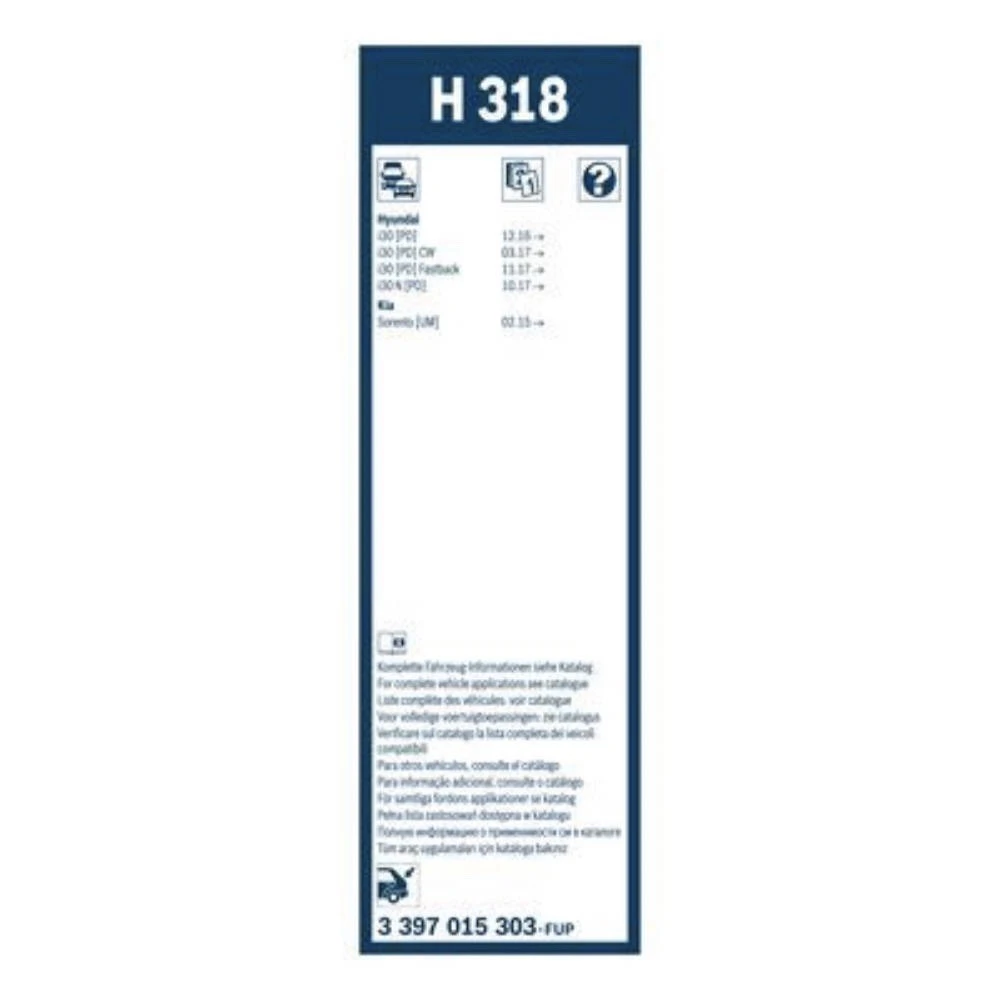 Ștergătoare BOSCH Rear pentru Hyundai i30 3