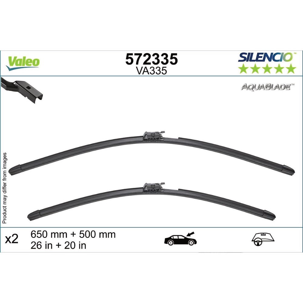 Ștergătoare Valeo Aqua Blade pentru Land Rover Range Rover