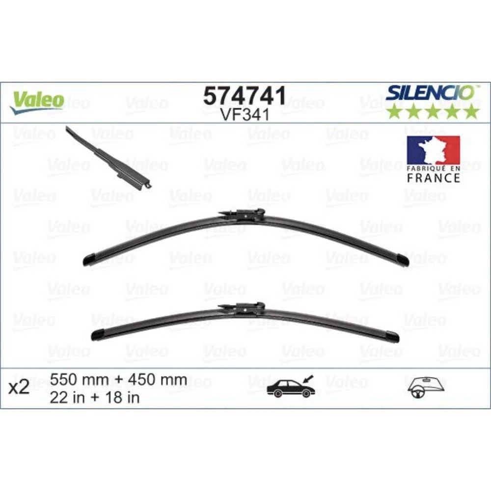 Ștergătoare Valeo Silencio Flat pentru BMW 1 Series