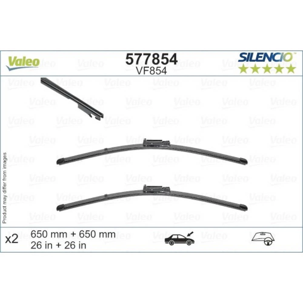 Ștergătoare Valeo Silencio Flat pentru SEAT Altea