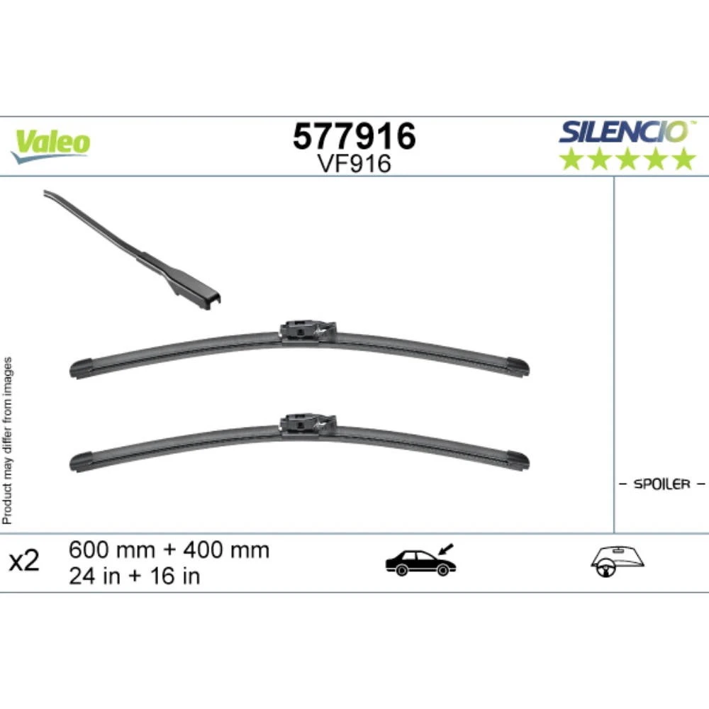Ștergătoare Valeo Silencio Flat pentru Dacia Logan