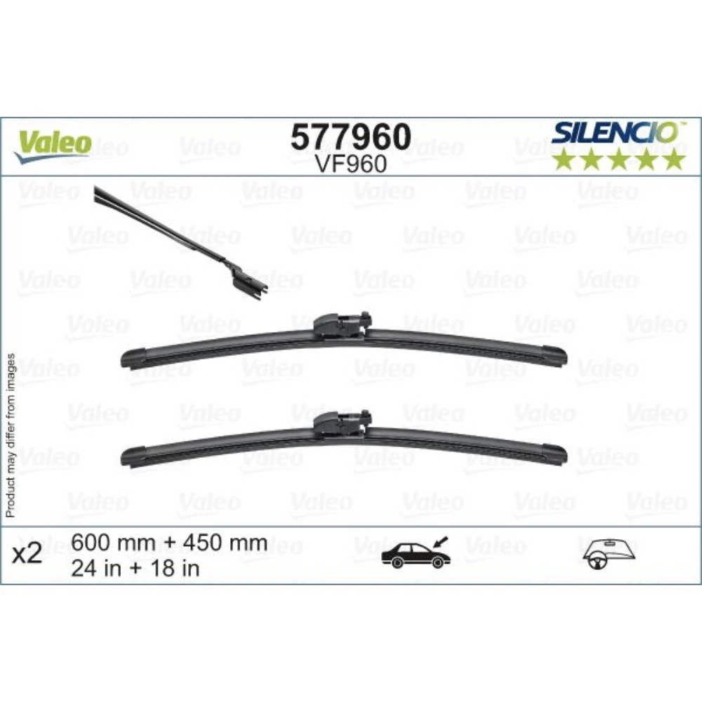 Ștergătoare Valeo Silencio Flat pentru Mazda CX-5