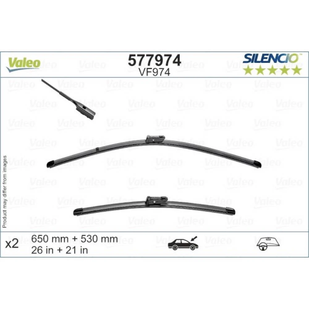 Ștergătoare Valeo Silencio Flat pentru Audi A6