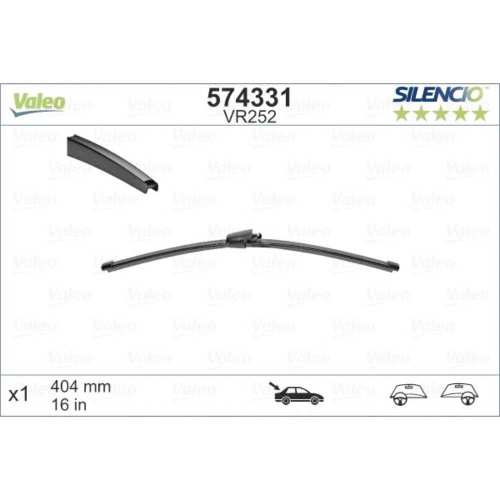 Ștergătoare Valeo Silencio Rear pentru Skoda Fabia 2 Combi