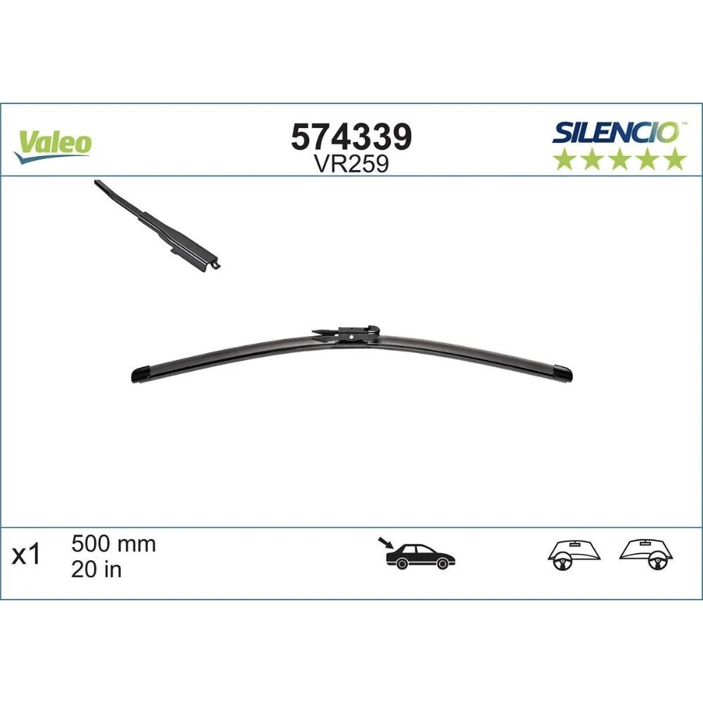 Ștergătoare Valeo Silencio Rear pentru Ford Mondeo 5