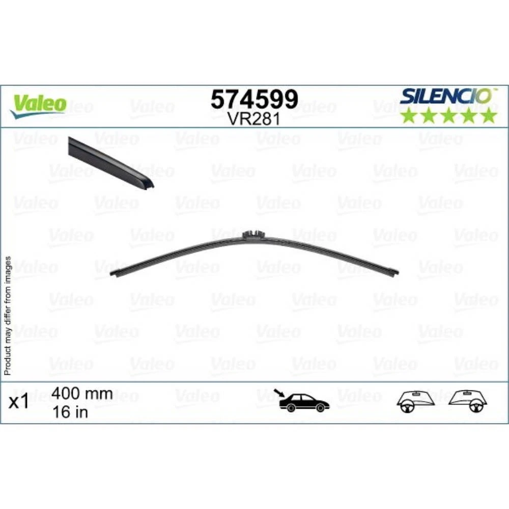 Ștergătoare Valeo Silencio Rear pentru Volvo C30