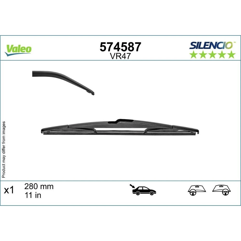 Ștergătoare Valeo Silencio Rear pentru Jeep Grand Cherokee 4