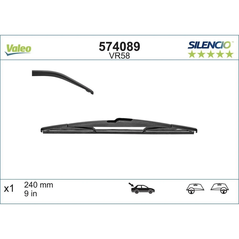 Ștergătoare Valeo Silencio Rear pentru Samsung QM6