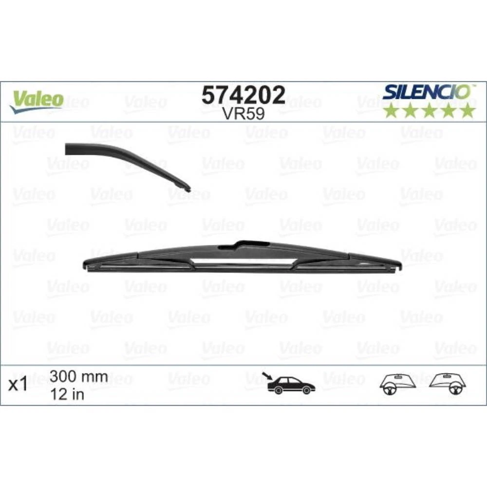 Ștergătoare Valeo Silencio Rear pentru SAAB 9-3